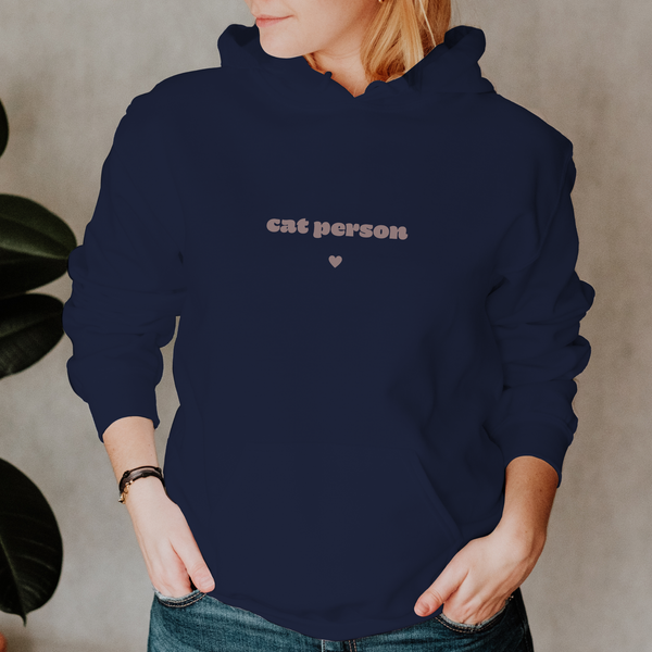 Helpen Pets Cat Person Hoodie