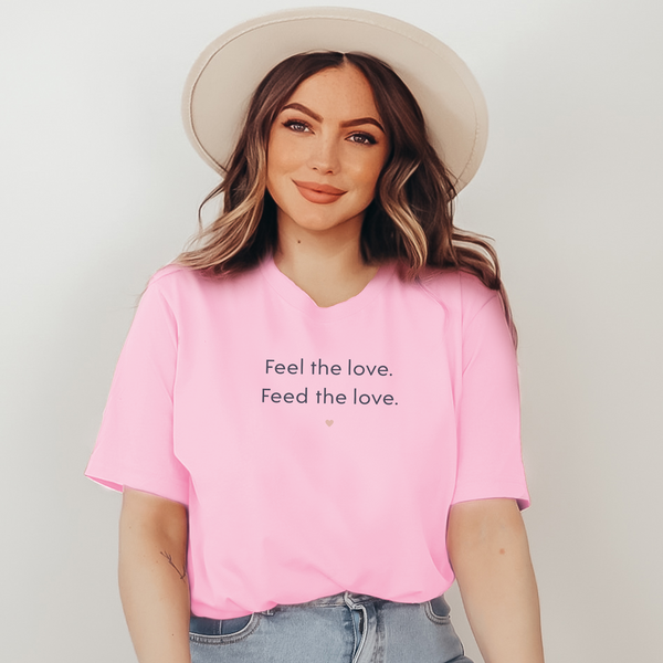 Helpen Pets Feel The Love Feed The Love Shirt