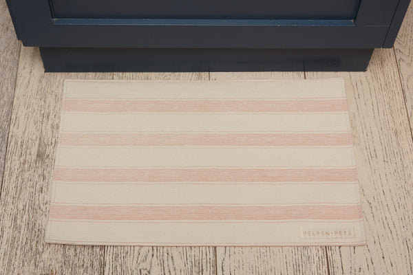 Small LINE Feeding Mat in Blush