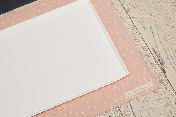 Large LOVE Feeding Mat in Blush