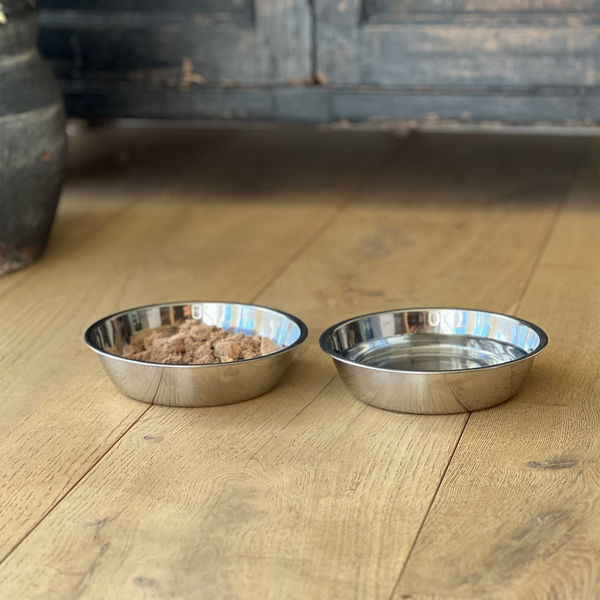 Set of 2 (2.5 cup) Food-Grade Stainless Steel Bowls