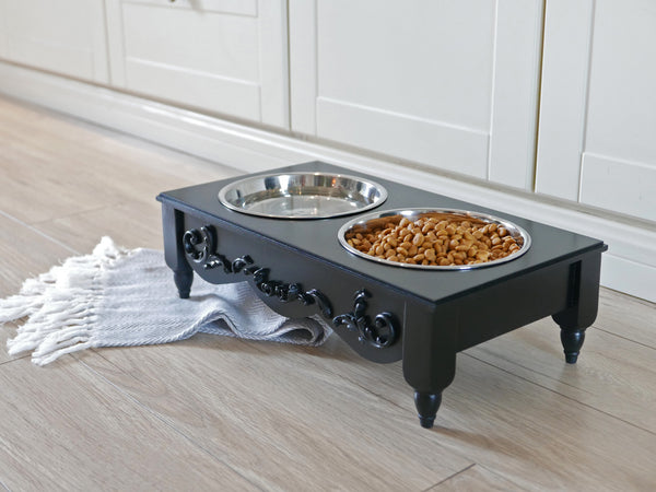 Scrollie  Dog or Cat Elevated Pet Feeder