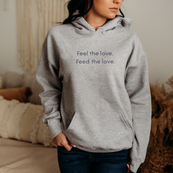 Helpen Pets Feel The Love Feed The Love Hoodie