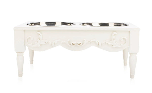 Scrollie  Dog or Cat Elevated Pet Feeder